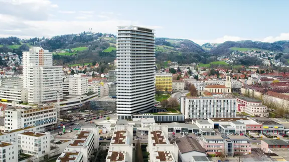 Bruckner Tower: Spezielle WDS von RÖFIX bei Linzer Großbauprojekt