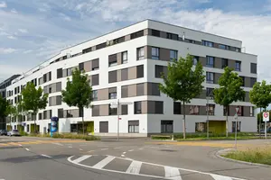Bâtiment multifamilial, Obmatt Riehenring, Basel