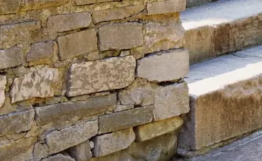 Steinmauer im Außenberreich